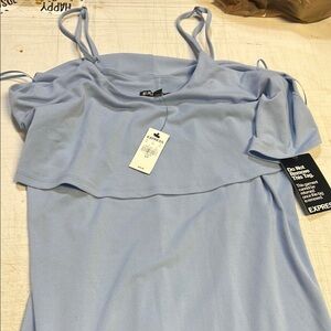 Express Light Blue Women's Top